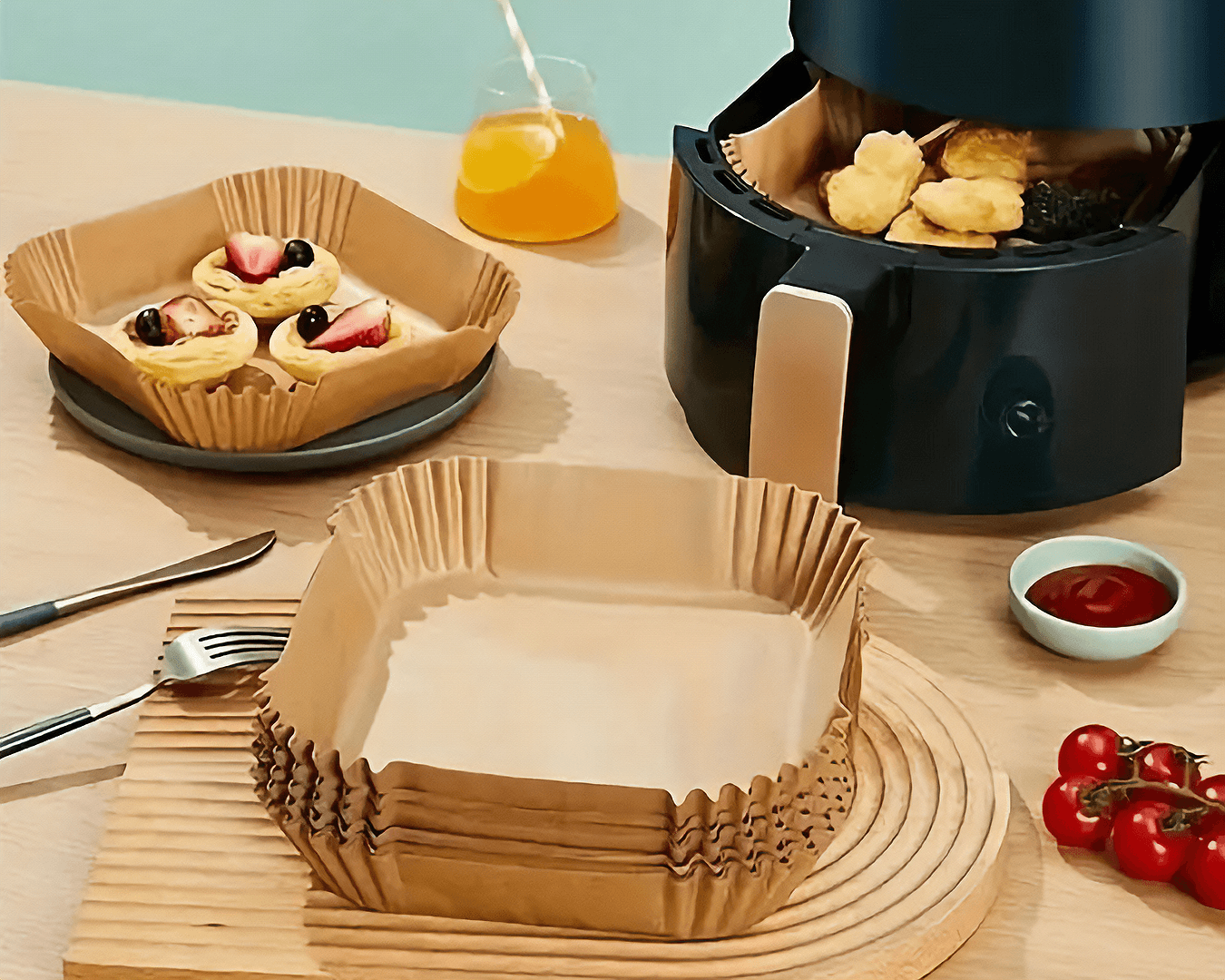 parchment air fryer liners